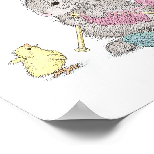 Die Happy Hoppers® Wall Art Poster (Ecke)