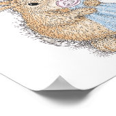Die Happy Hoppers® Wall Art Poster (Ecke)
