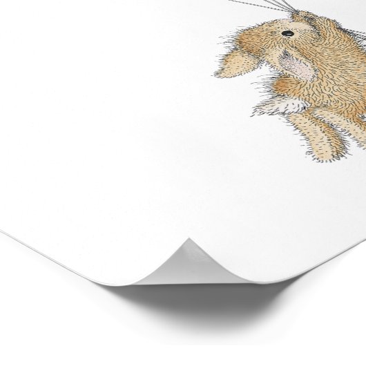 Die Happy Hoppers® Wall Art Poster (Ecke)