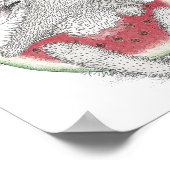 Die Happy Hoppers® Wall Art Poster (Ecke)