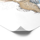 Die Happy Hoppers® Wall Art Poster (Ecke)