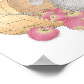 Die Happy Hoppers® Wall Art Poster (Ecke)