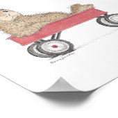 Die Happy Hoppers® Wall Art Poster (Ecke)