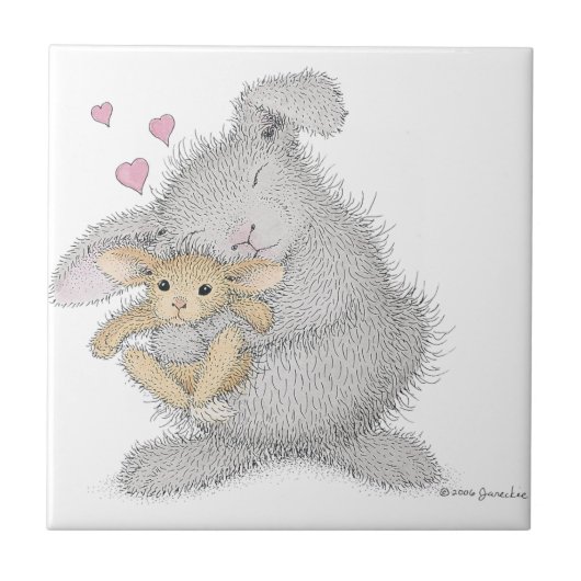 Die HappyHoppers® Keramik-Fliese Fliese (Vorderseite)