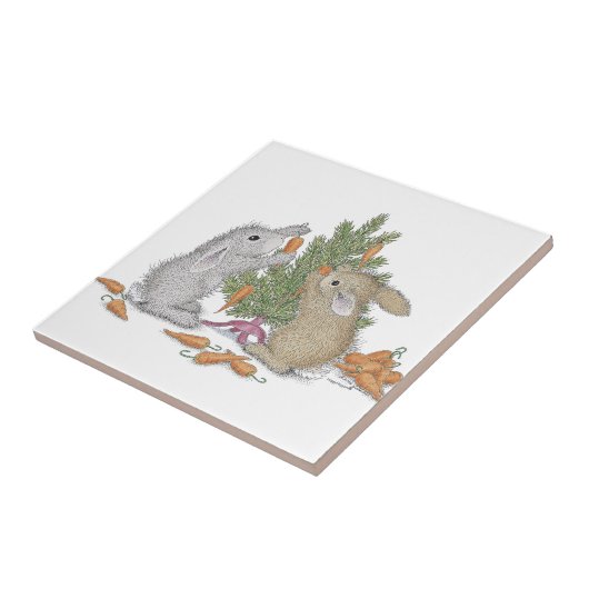 Die HappyHoppers® Keramik-Fliese Fliese (Seite)