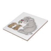 Die HappyHoppers® Keramik-Fliese Fliese (Seite)