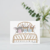 Die HappyHoppers® Postkarte (Stehend Vorderseite)