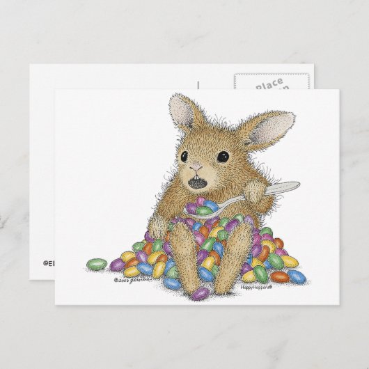 Die HappyHoppers® Postkarte (Vorne/Hinten)