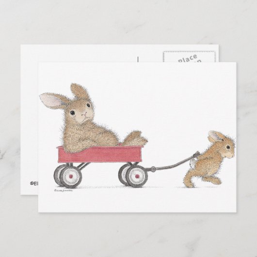 Die HappyHoppers® Postkarte (Vorne/Hinten)