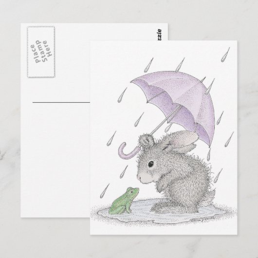 Die HappyHoppers® Postkarte (Vorne/Hinten)