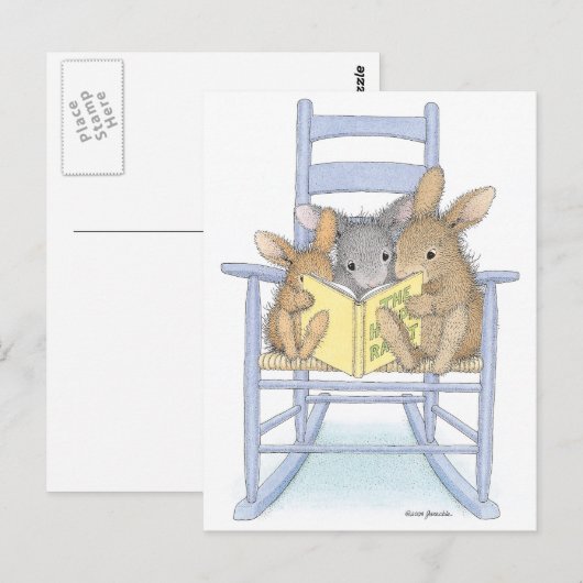 Die HappyHoppers® Postkarte (Vorne/Hinten)