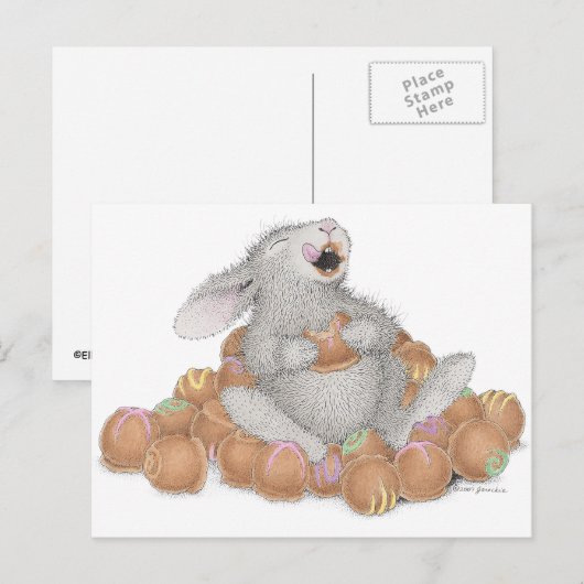 Die HappyHoppers® Postkarte (Vorne/Hinten)