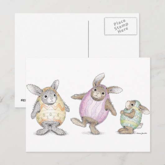 Die HappyHoppers® Postkarte (Vorne/Hinten)