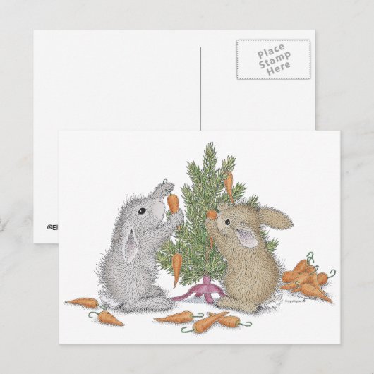 Die HappyHoppers® Postkarte (Vorne/Hinten)