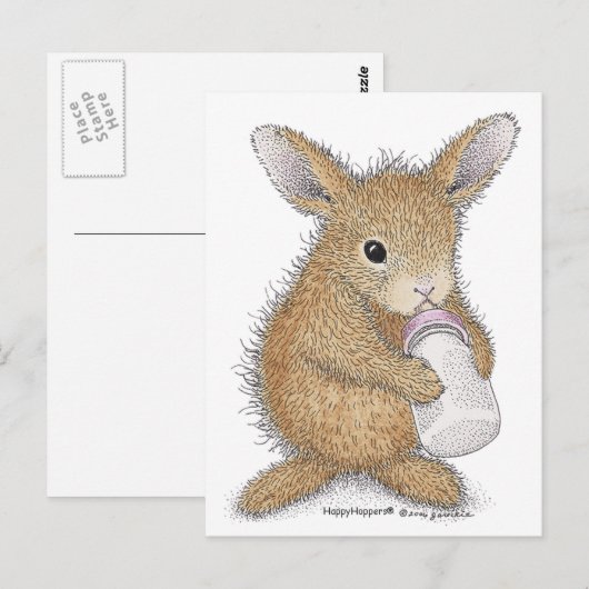 Die HappyHoppers® Postkarte (Vorne/Hinten)