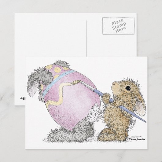 Die HappyHoppers® Postkarte (Vorne/Hinten)