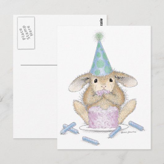 Die HappyHoppers® Postkarte (Vorne/Hinten)