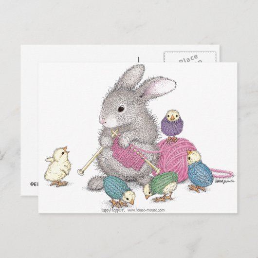 Die HappyHoppers® Postkarte (Vorne/Hinten)