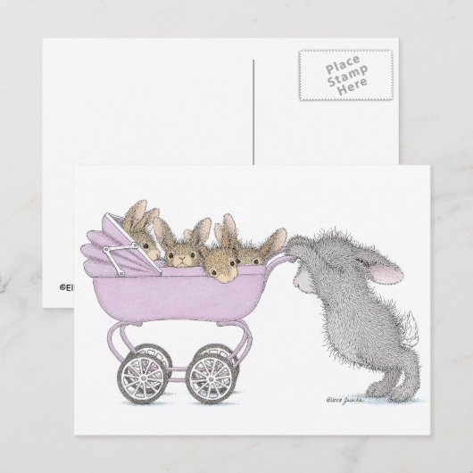 Die HappyHoppers® Postkarte (Vorne/Hinten)