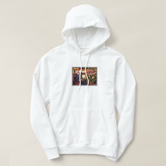 Die Hard Hans Gruber Frohe Weihnachten Hoodie (Design vorne)