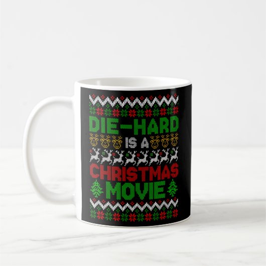 Die Hard ist ein Film hässlich Pajama Kaffeetasse (Links)