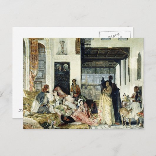 Die Harem Postkarte (Vorne/Hinten)