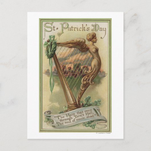 Die Harfe der Hara Hall Szene Postkarte (Vorderseite)