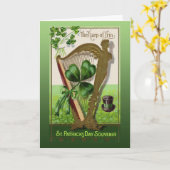 Die Harfe Erins Karte (Gelbe Blume)