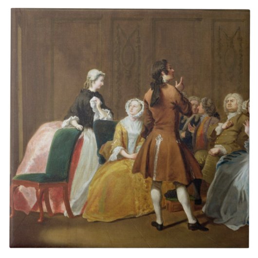 Die Harlowe Familie, von Samuel Richardsons 'Clar Fliese (Vorderseite)