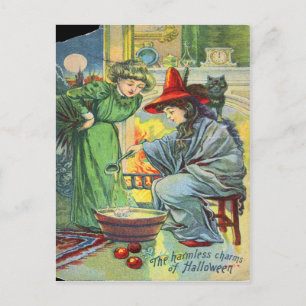 Die harmlosen Reize von Halloween Postkarte