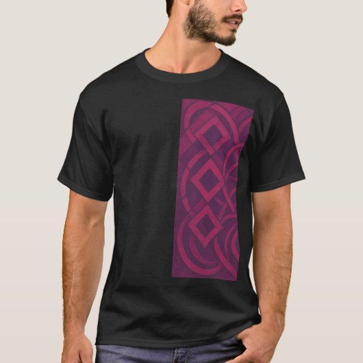 Die Harmonie der Formen: Die Schönheit geometrisch T-Shirt (Vorderseite)