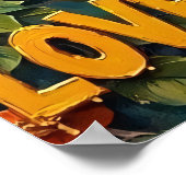 Die Harmonie der Natur: Bärenmarmelade Poster (Ecke)