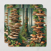 Die Harmonie der Natur: Botanisches nahtloses Must Einladung (Vorne/Hinten)