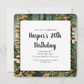 Die Harmonie der Natur: Botanisches nahtloses Must Einladung (Rückseite)