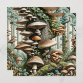 Die Harmonie der Natur: Botanisches nahtloses Must Einladung (Vorne/Hinten)