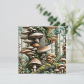 Die Harmonie der Natur: Botanisches nahtloses Must Einladung (Stehend Vorderseite)