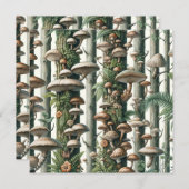 Die Harmonie der Natur: Botanisches nahtloses Must Einladung (Vorne/Hinten)