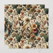 Die Harmonie der Natur: Botanisches nahtloses Must Einladung (Vorne/Hinten)