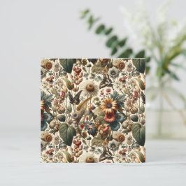 Die Harmonie der Natur: Botanisches nahtloses Must Einladung