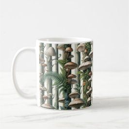 Die Harmonie der Natur: Botanisches nahtloses Must Kaffeetasse