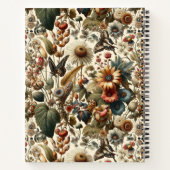 Die Harmonie der Natur: Botanisches nahtloses Must Notizblock (Rückseite)