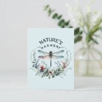 Die Harmonie der Natur - Künstlerische Libelle