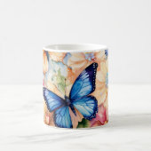 Die Harmonie der Natur: Schmetterling & T - Shirt Kaffeetasse (Mittel)
