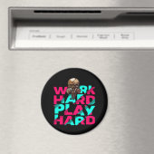 Die harte Arbeit - harte Skull-Motivation ist uner Magnet (In Situ (Geschirrspüler))