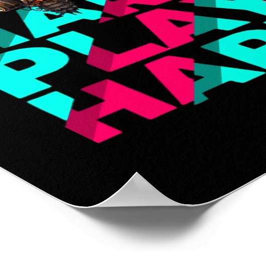 Die harte Arbeit - harte Skull-Motivation ist uner Poster (Ecke)