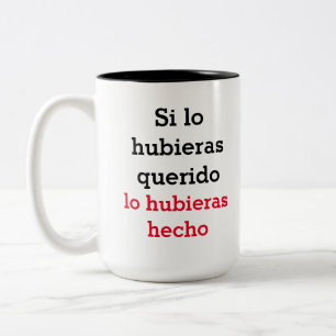 die harte realität zitate zweifarbige tasse