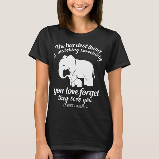 die härteste Sache passt etwas Sie Liebe f auf T-Shirt (Vorderseite)