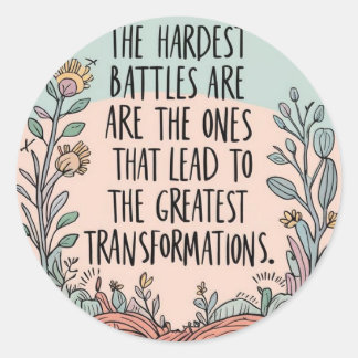 Die härtesten Schlachtkleber Runder Aufkleber