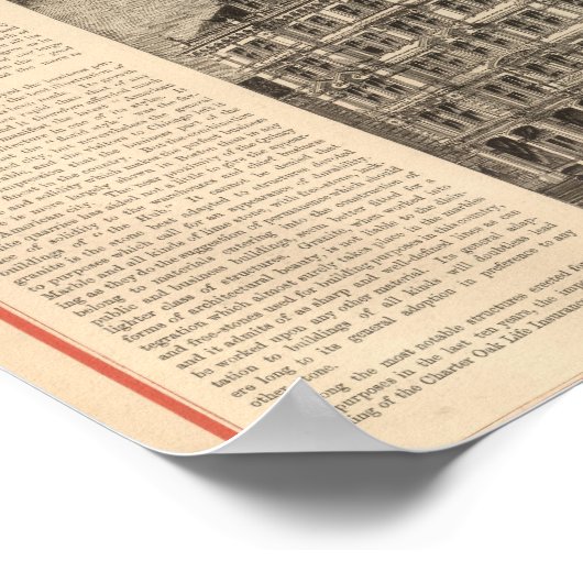 Die Hartford Fire Insurance Company Poster (Ecke)