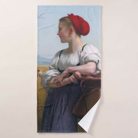 Die Harvester, Bouguereau Badehandtuch (Badehandtuch)